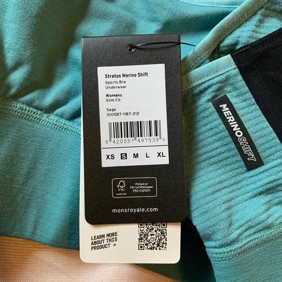 Stratos Merino Shift Sports Bra - Picture 5 of 11